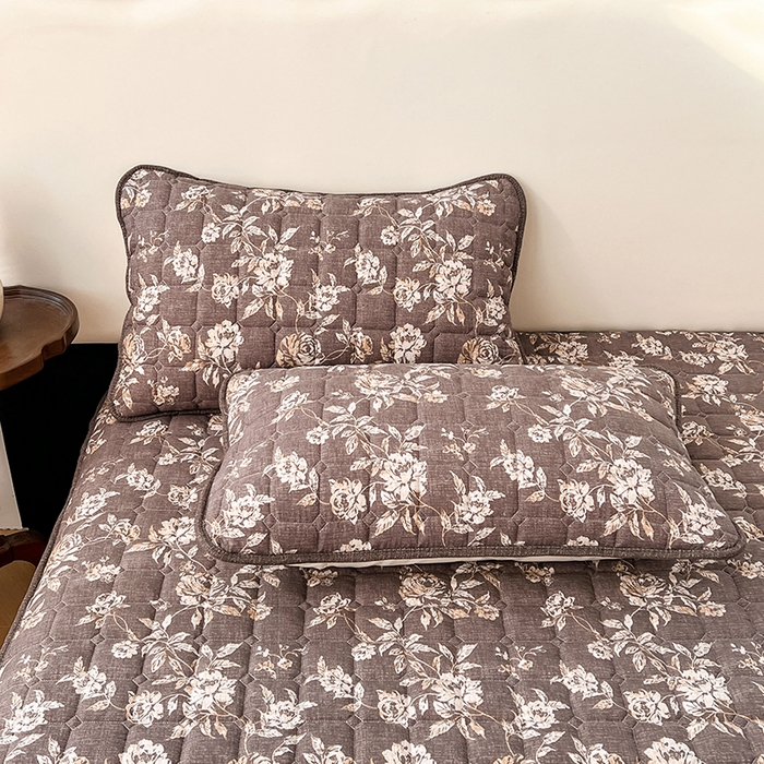 91家纺网 家纺一手货源 找家纺 圣比熊 2026新款原麻夹棉枕套加厚枕套宿舍单人枕芯套三层加厚枕头套内胆套-新款 秋日