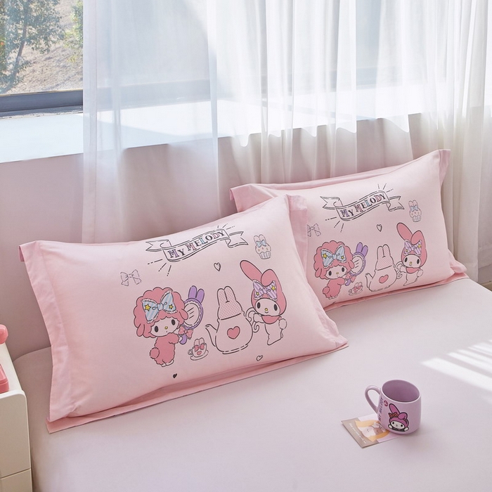 91家纺网 家纺一手货源 找家纺 （总）蘭菲家纺 2026新款全棉三丽欧印花卡通单品枕套