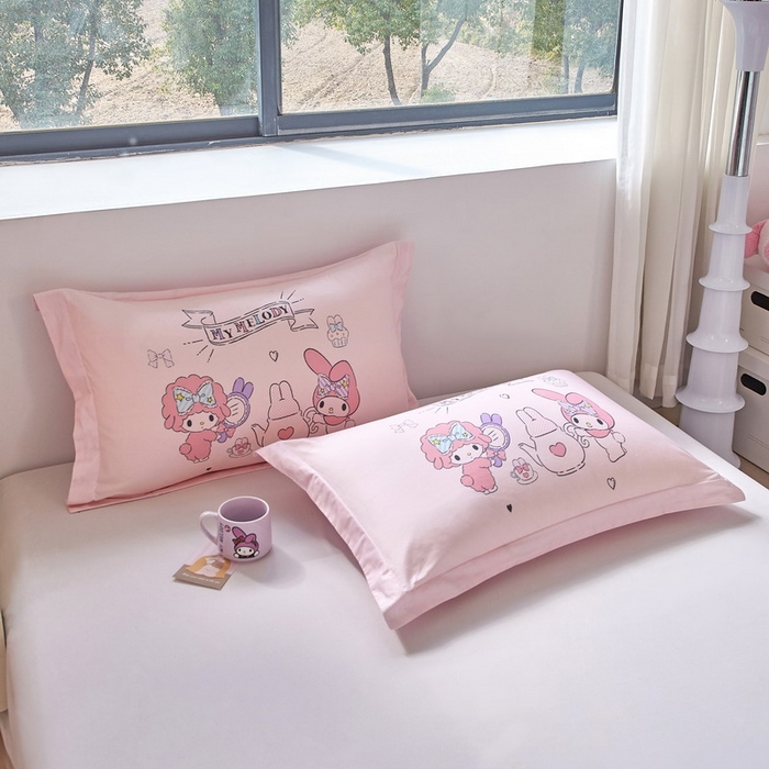 91家纺网 家纺一手货源 找家纺 （总）蘭菲家纺 2026新款全棉三丽欧印花卡通单品枕套