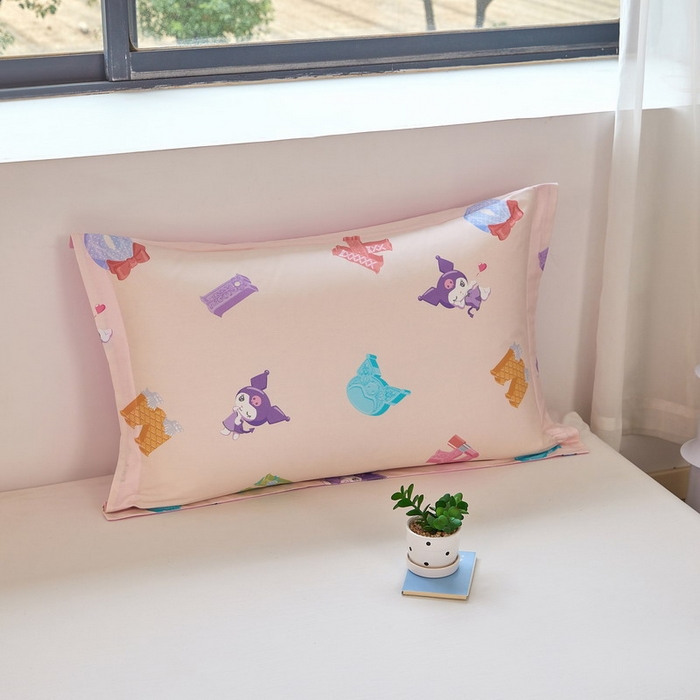 91家纺网 家纺一手货源 找家纺 蘭菲家纺 2026新款全棉三丽欧印花卡通单品枕套 小库儿