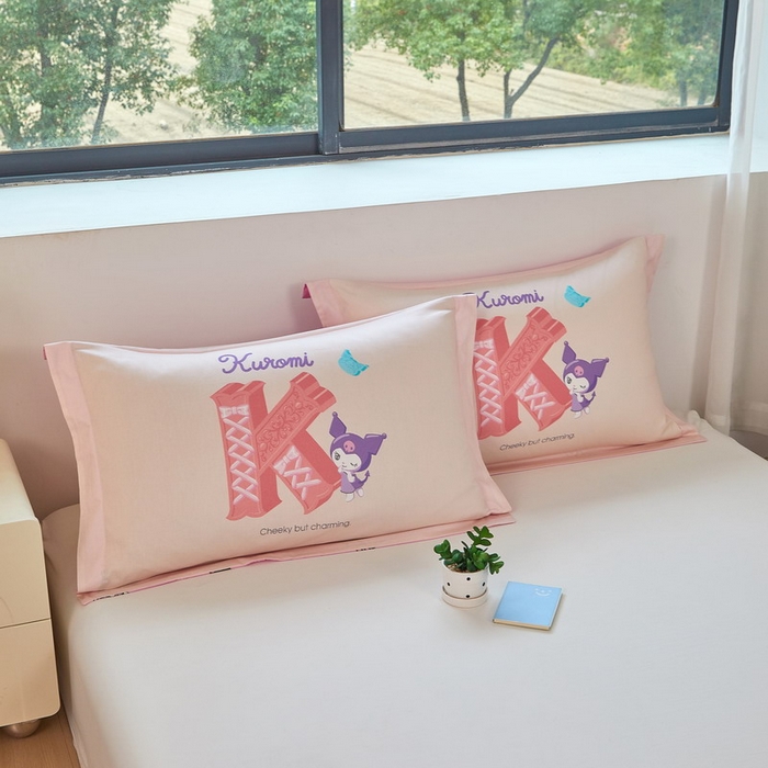 91家纺网 家纺一手货源 找家纺 蘭菲家纺 2026新款全棉三丽欧印花卡通单品枕套 小库故事