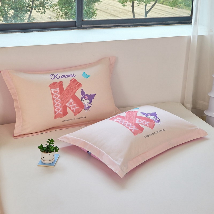 91家纺网 家纺一手货源 找家纺 蘭菲家纺 2026新款全棉三丽欧印花卡通单品枕套 小库故事