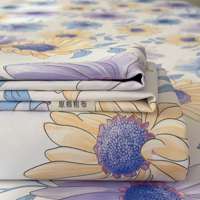 91家纺网 家纺一手货源 找家纺 （总）爱彼家纺 2026新款升级细沙印花老粗布床单单品床单床单单件-细沙系列四