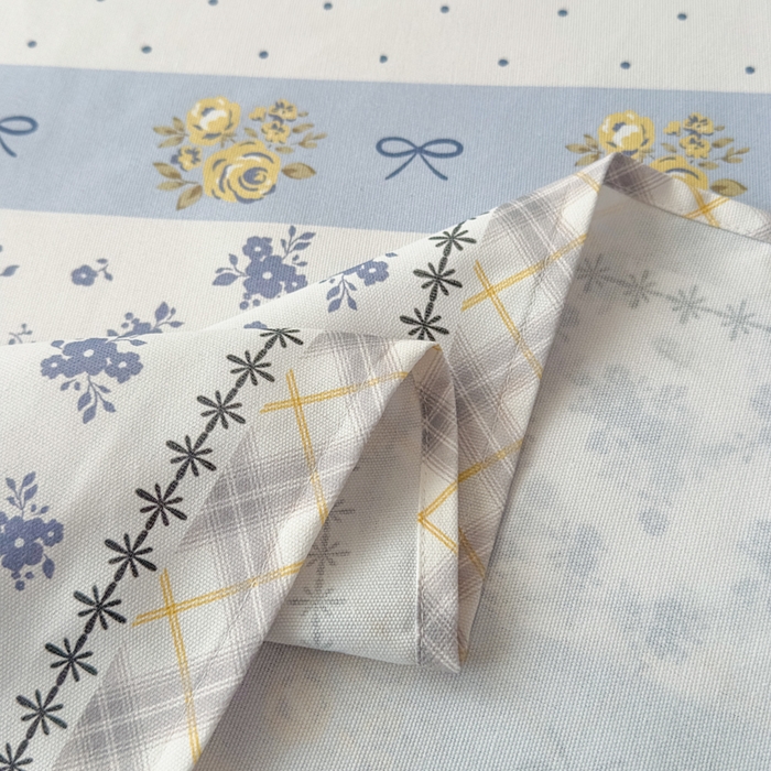 91家纺网 家纺一手货源 找家纺 爱彼家纺 2026新款升级细沙印花老粗布床单单品床单床单单件-细沙系列四 蓝花序