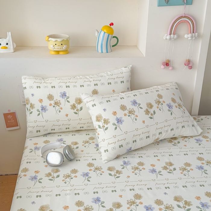 91家纺网 家纺一手货源 找家纺 爱彼家纺 2026新款升级细沙印花老粗布床单单品床单床单单件-细沙系列四 花漾手礼