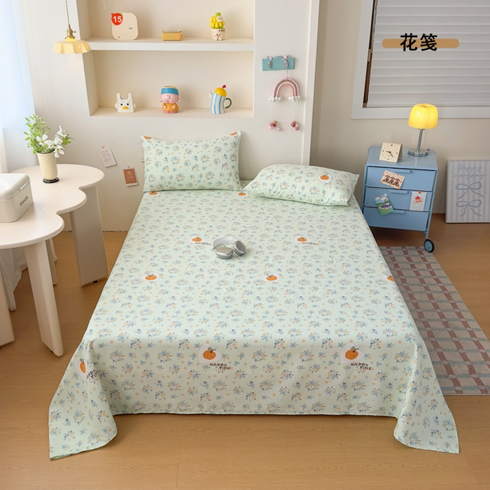 91家纺网 家纺一手货源 找家纺 （总）爱彼家纺 2026新款升级细沙印花老粗布床单单品床单床单单件-细沙系列四