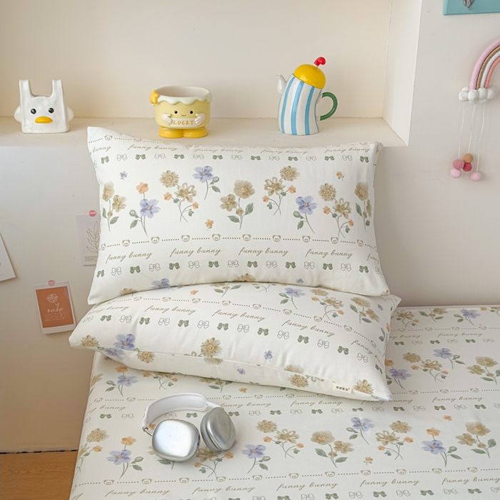 91家纺网 家纺一手货源 找家纺 爱彼家纺 2026新款升级细沙印花老粗布床单单品床单床单单件-细沙系列四 花漾手礼