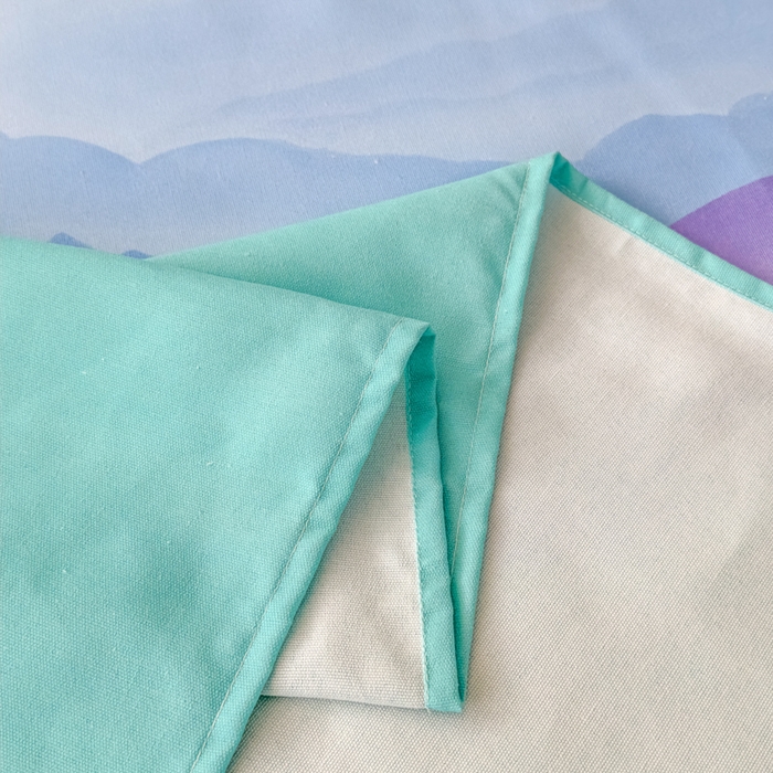 91家纺网 家纺一手货源 找家纺 爱彼家纺 2026新款升级细沙印花老粗布床单单品床单床单单件-细沙系列四 山河日立