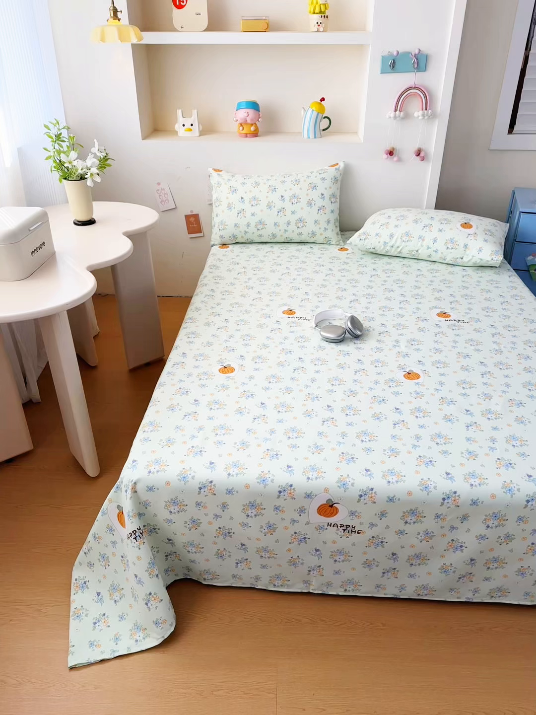 91家纺网 家纺一手货源 找家纺 （总）爱彼家纺 2026新款升级细沙印花老粗布床单单品床单床单单件-细沙系列四