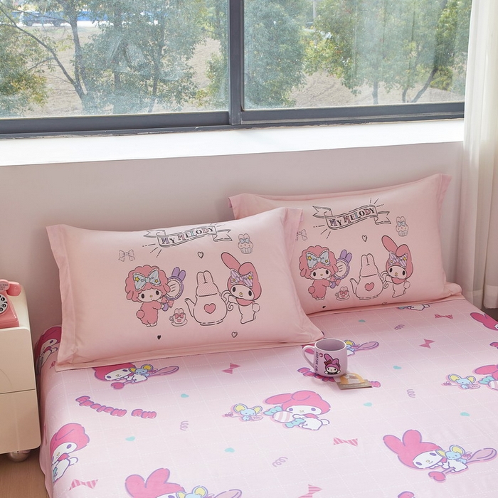 91家纺网 家纺一手货源 找家纺 （总）蘭菲家纺 2026新款全棉三丽欧印花卡通四件套