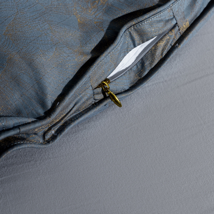 91家纺网 家纺一手货源 找家纺 明羽羽绒 2026新款银丝大提花鹅绒被95白鹅绒被芯羽绒被 雾海蓝