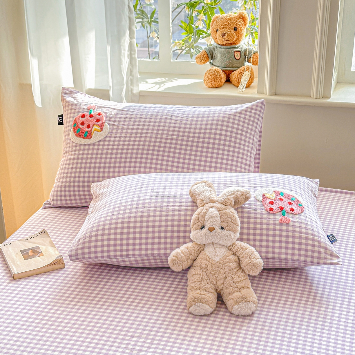 91家纺网 家纺一手货源 找家纺 （总）乐美家纺 2026新款全棉纯棉水洗棉毛巾绣单品床笠单件床笠