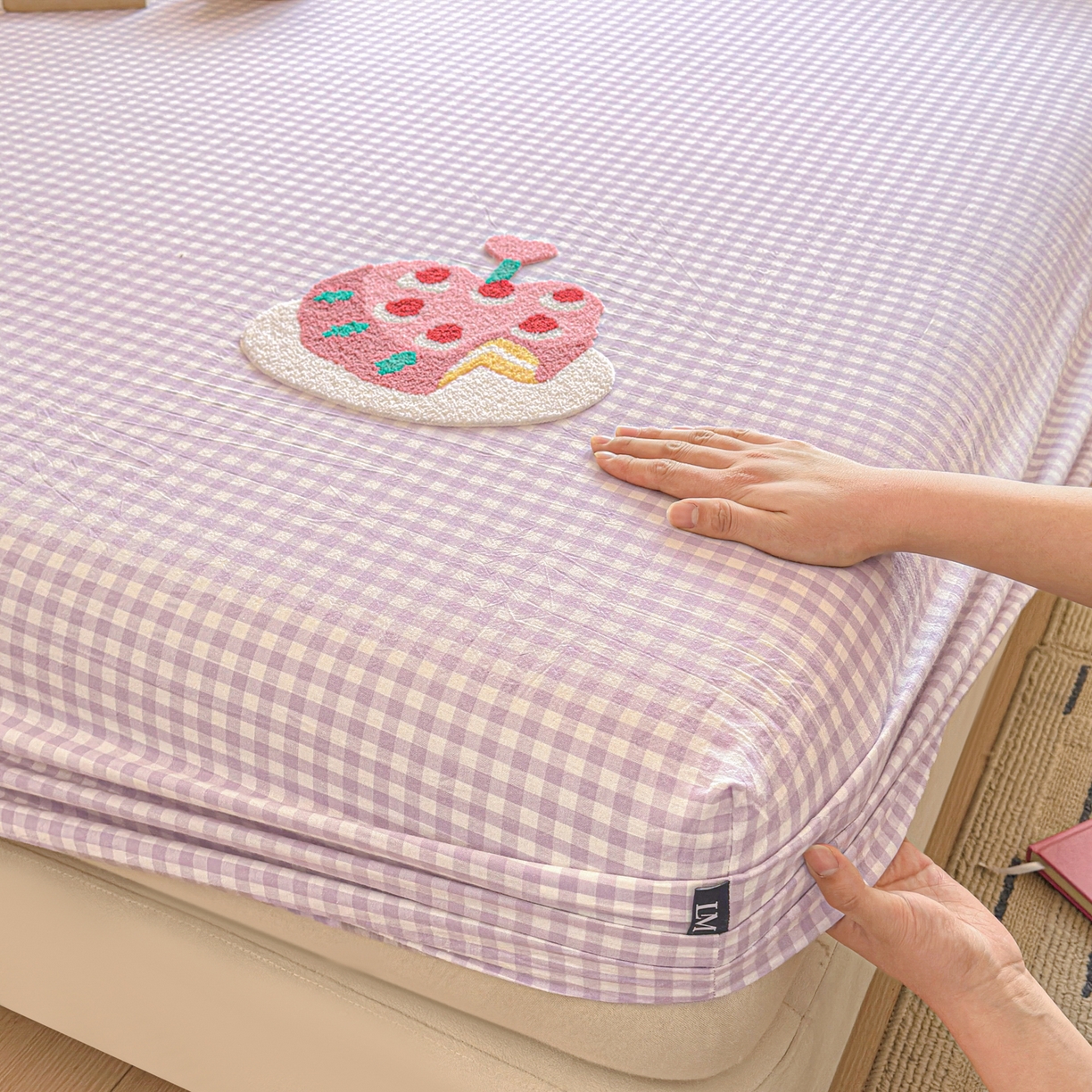 91家纺网 家纺一手货源 找家纺 （总）乐美家纺 2026新款全棉纯棉水洗棉毛巾绣单品床笠单件床笠