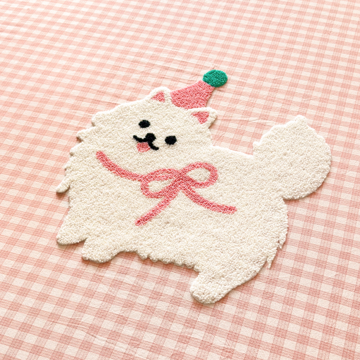 91家纺网 家纺一手货源 找家纺 乐美家纺 2026新款全棉纯棉水洗棉毛巾绣单品床笠单件床笠 小狗凯特