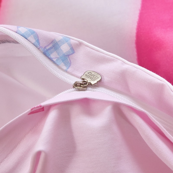 91家纺网 家纺一手货源 找家纺 蘭菲家纺 2026新款全棉三丽欧印花卡通四件套 涂鸦KT