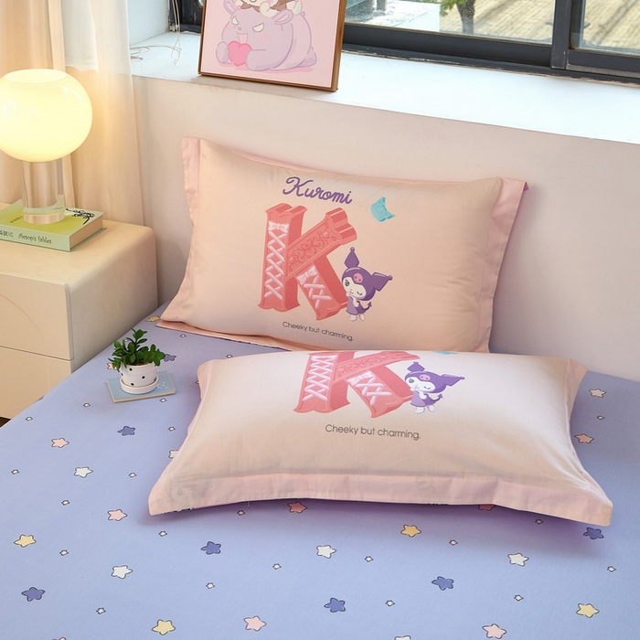 91家纺网 家纺一手货源 找家纺 蘭菲家纺 2026新款全棉三丽欧印花卡通四件套 小库故事