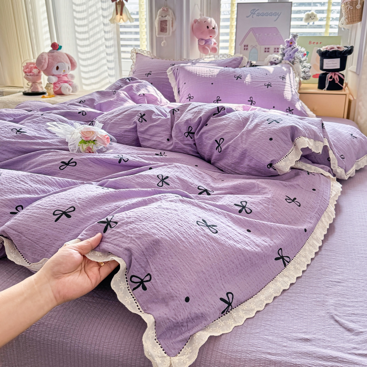 91家纺网 家纺一手货源 找家纺 （总）优卡迪家纺馆 2026新款A类云锦棉毛巾绣四件套下载文件包含买家秀