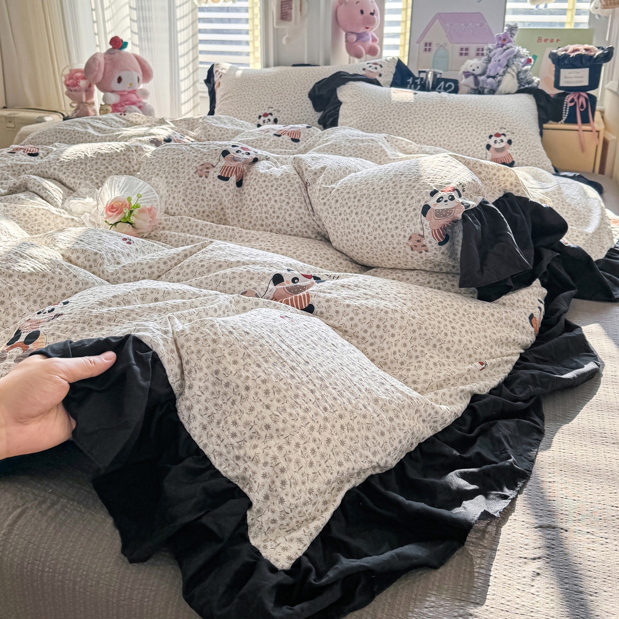 91家纺网 家纺一手货源 找家纺 （总）优卡迪家纺馆 2026新款A类云锦棉毛巾绣四件套下载文件包含买家秀