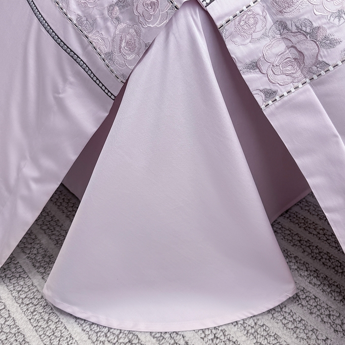 91家纺网 家纺一手货源 找家纺 （总）欣宜家纺 2026春夏新款60支A类新疆长绒棉刺绣全棉四件套纯棉床品套件