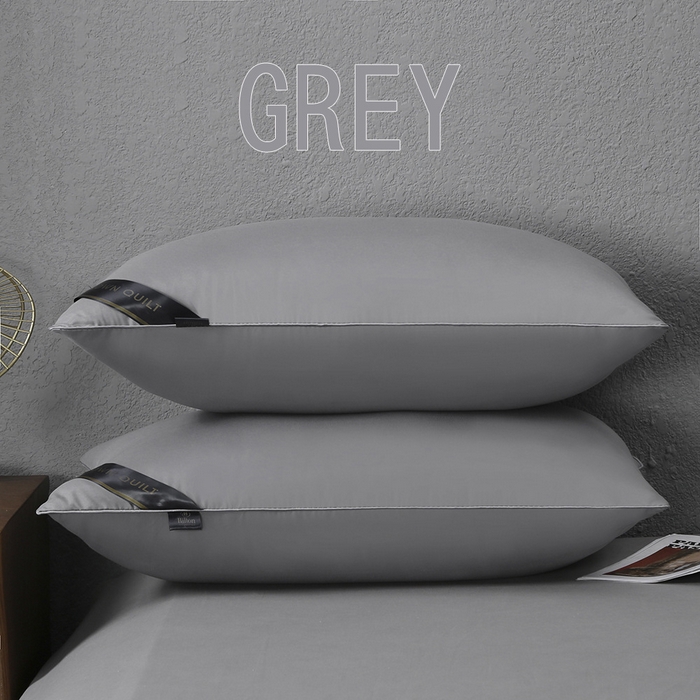 91家纺网 家纺一手货源 找家纺 （总）胜诗梵 2026新款希尔顿酒店磨毛羽丝绒枕头枕芯