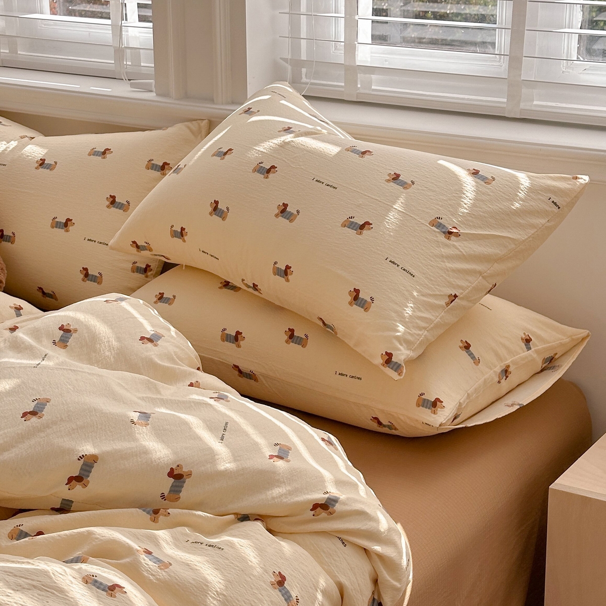 91家纺网 家纺一手货源 找家纺 （总）多品家纺 2026新款奶呼呼超柔云感双层纱系列单枕套