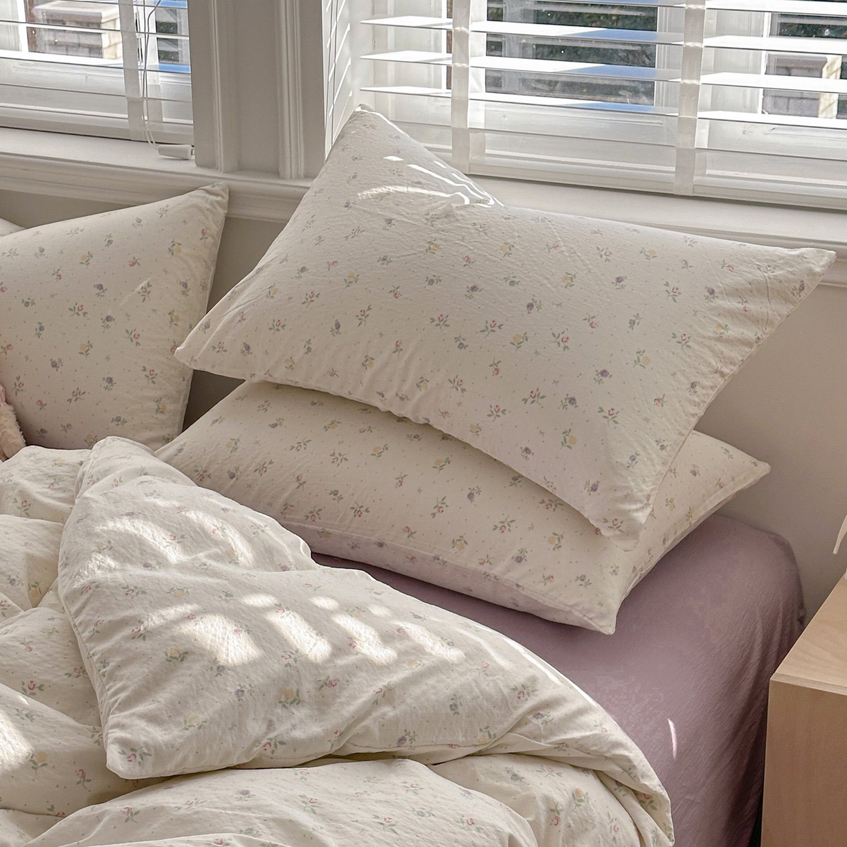 多品家纺 2026新款奶呼呼超柔云感双层纱系列单枕套 白露