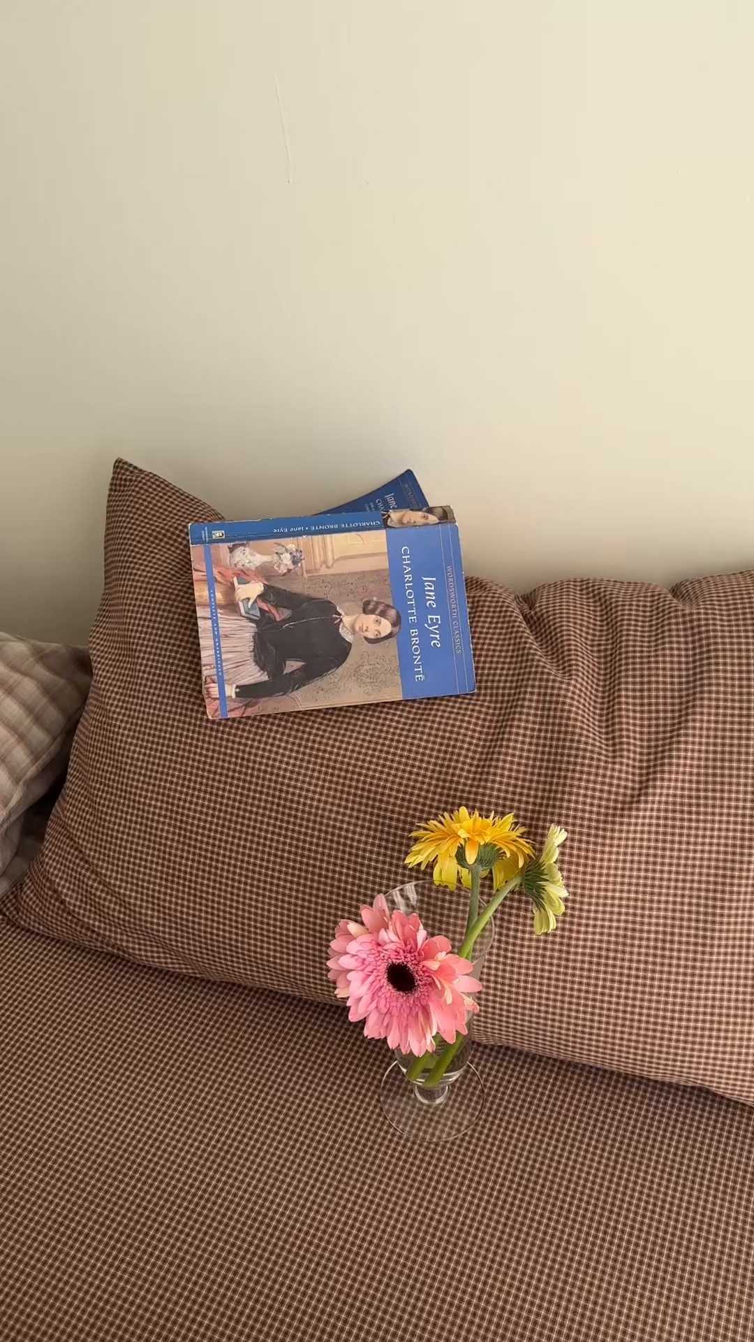 91家纺网 家纺一手货源 找家纺 三朵家纺 2026新款复古简约格子混搭全棉纯棉色织水洗棉四件套 咖格