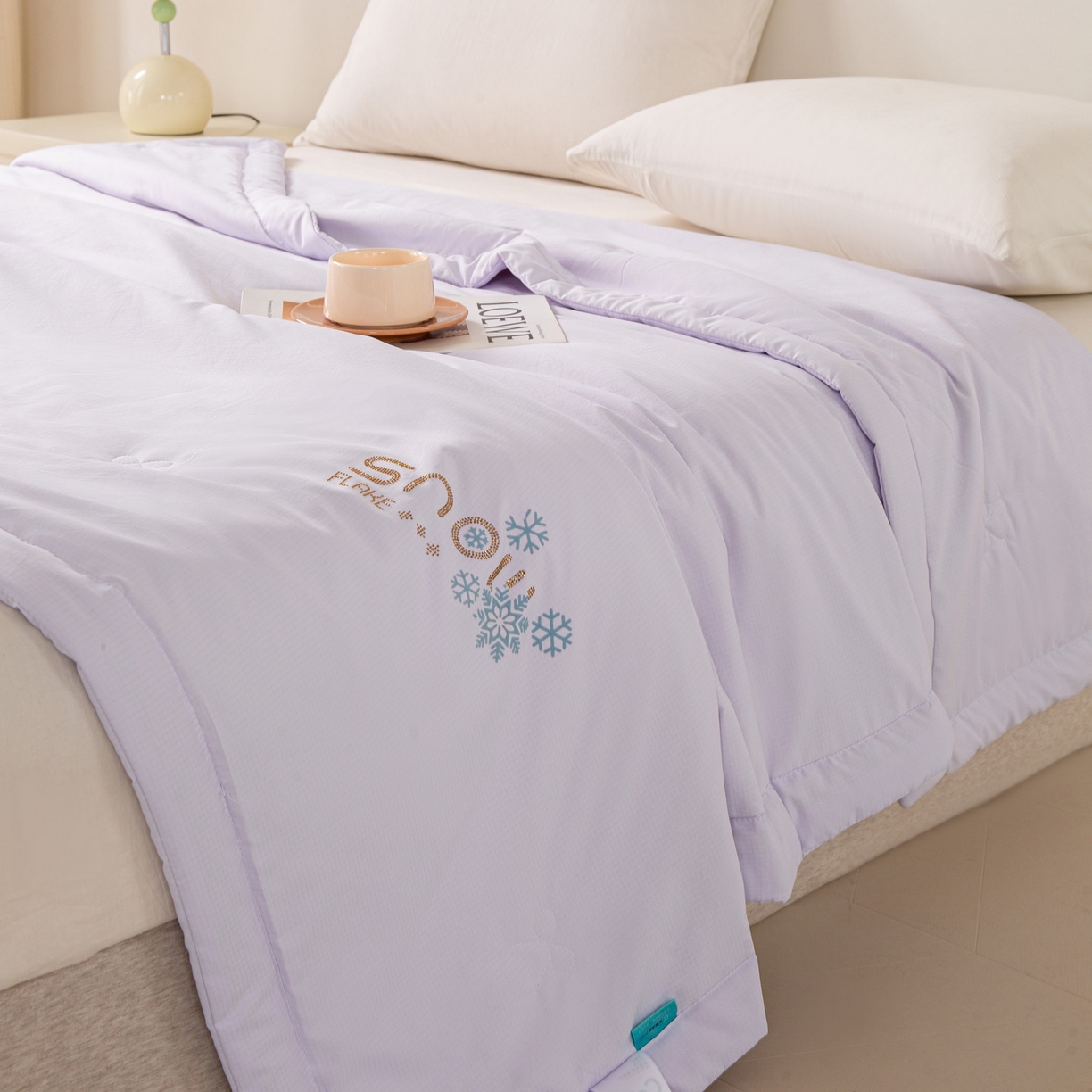 91家纺网 家纺一手货源 找家纺 （总）心悦家纺 2026新款简约有氧凉感冰丝夏被夏凉被空调被