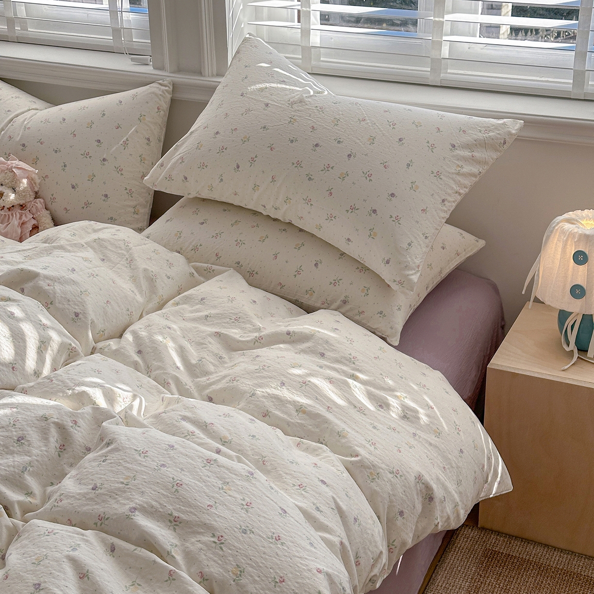 91家纺网 家纺一手货源 找家纺 （总）多品家纺 2026新款奶呼呼超柔云感双层纱系列单被套