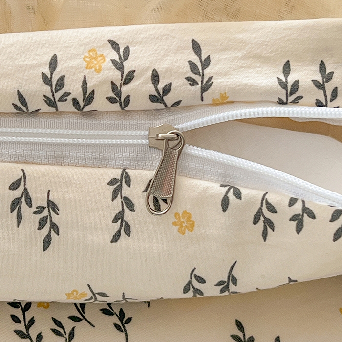 91家纺网 家纺一手货源 找家纺 韩秀家纺 2026新款古法水洗棉法式蕾丝纯棉大花边仿棉四件套 蝶恋花