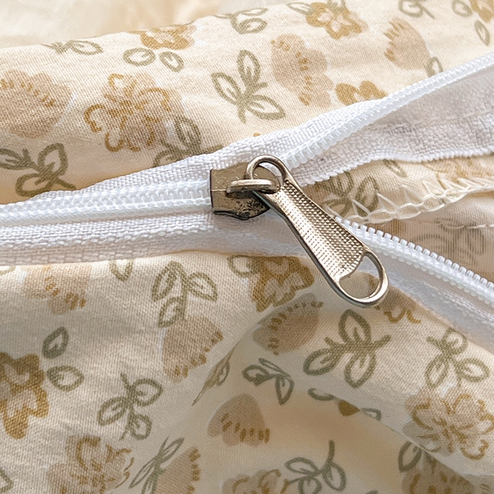 91家纺网 家纺一手货源 找家纺 韩秀家纺 2026新款古法水洗棉法式蕾丝纯棉大花边仿棉四件套 童话