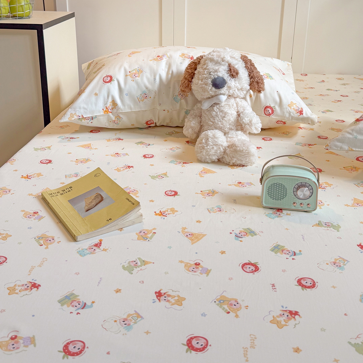 91家纺网 家纺一手货源 找家纺 （总）麦伦家居 2026新款卡通小清新全棉纯棉单床单床笠床单床笠单件单品床单床笠