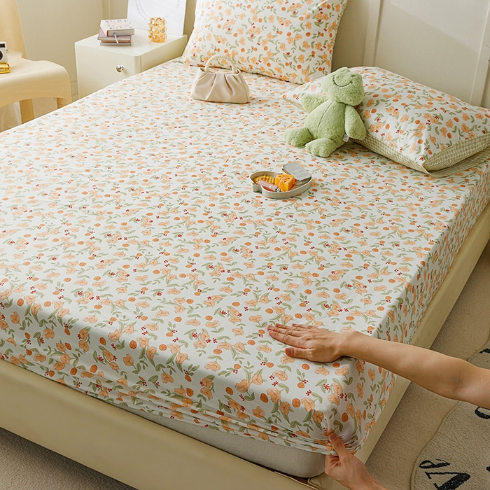 91家纺网 家纺一手货源 找家纺 （总）麦伦家居 2026新款卡通小清新全棉纯棉单床单床笠床单床笠单件单品床单床笠