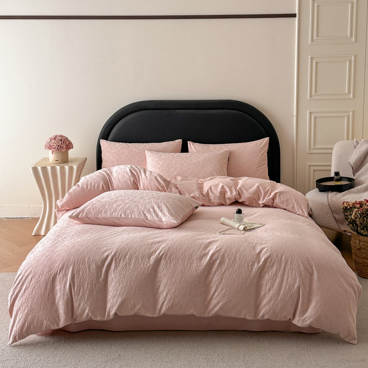 91家纺网 家纺一手货源 找家纺 （总）宜代光年 2026新款全棉厚织大提花系列四件套