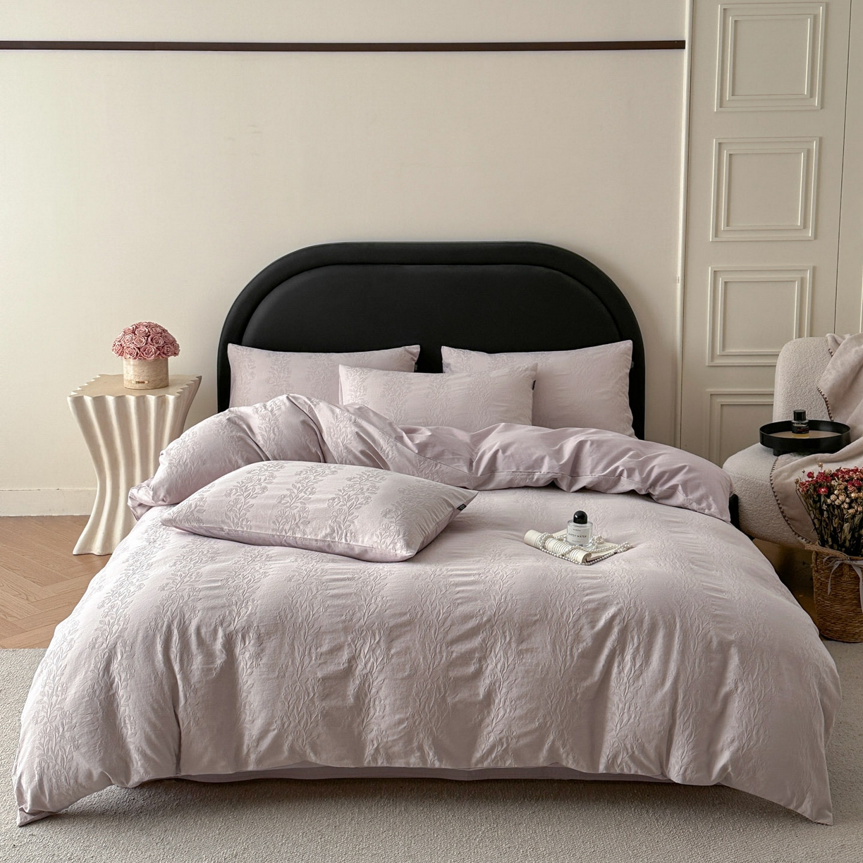 91家纺网 家纺一手货源 找家纺 （总）宜代光年 2026新款全棉厚织大提花系列四件套