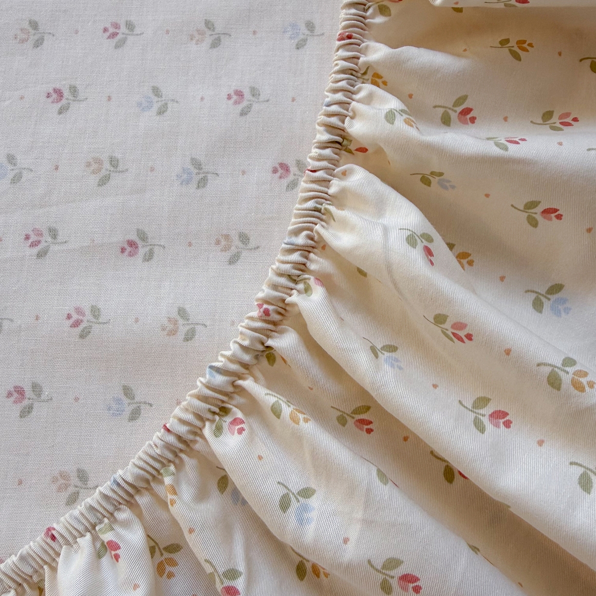 91家纺网 家纺一手货源 找家纺 麦伦家居 2026新款卡通小清新全棉纯棉单床单床笠床单床笠单件单品床单床笠 茹伊