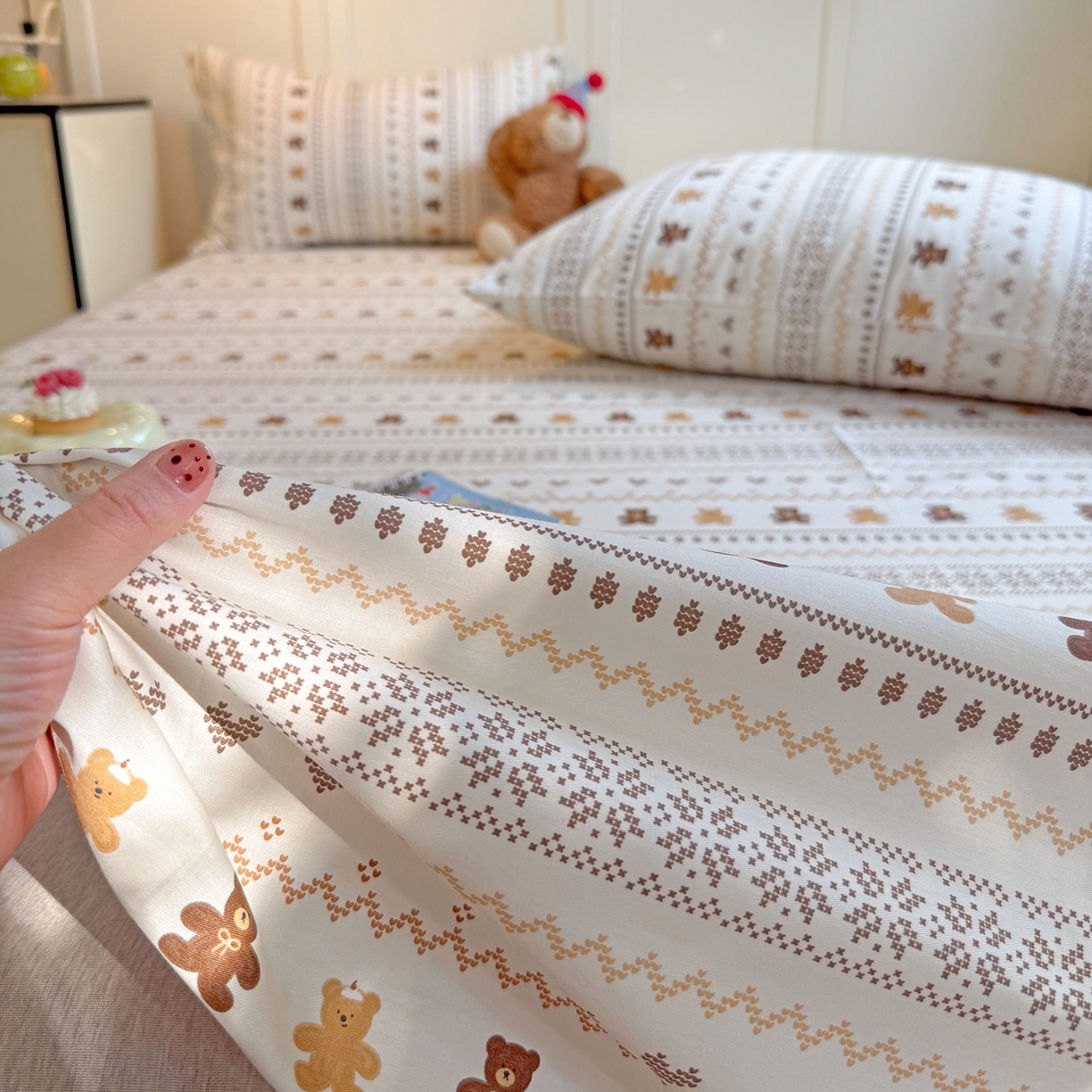 91家纺网 家纺一手货源 找家纺 （总）麦伦家居 2026新款卡通小清新全棉纯棉单床单床笠床单床笠单件单品床单床笠