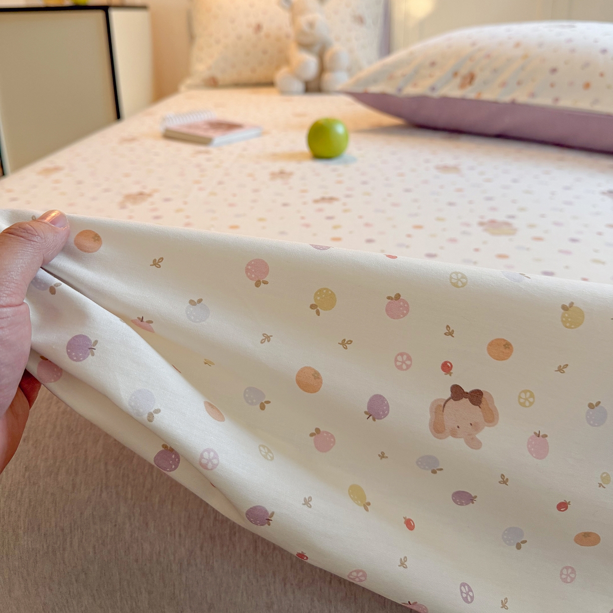 91家纺网 家纺一手货源 找家纺 （总）麦伦家居 2026新款卡通小清新全棉纯棉单床单床笠床单床笠单件单品床单床笠