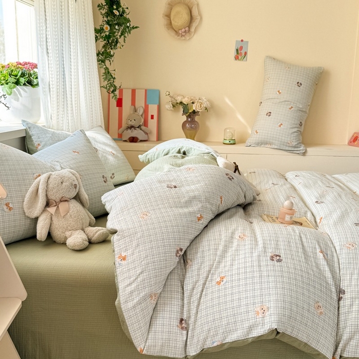 91家纺网 家纺一手货源 找家纺 （总）安力森/诚臻酒店用品 2026新款A类双层皱皱纱四件套