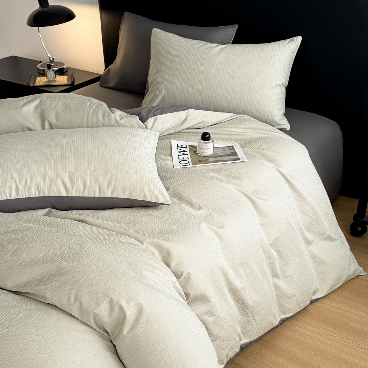 91家纺网 家纺一手货源 找家纺 （总）女子家纺 2026新款60立体提花全棉纯棉四件套