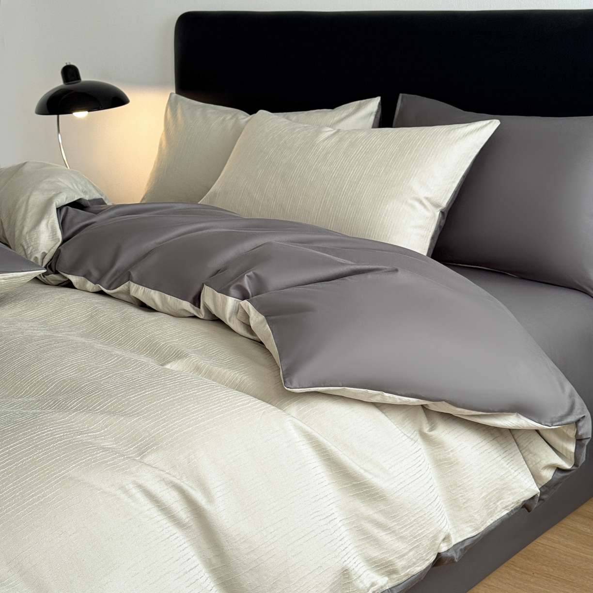 91家纺网 家纺一手货源 找家纺 （总）女子家纺 2026新款60立体提花全棉纯棉四件套