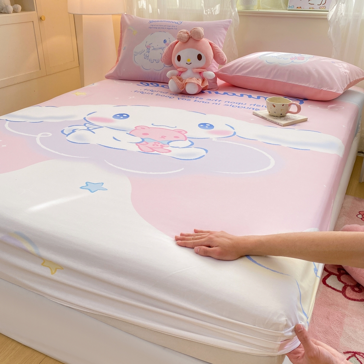 91家纺网 家纺一手货源 找家纺 （总）博雅 2026新款三丽欧大版全棉纯棉单床笠床笠单件