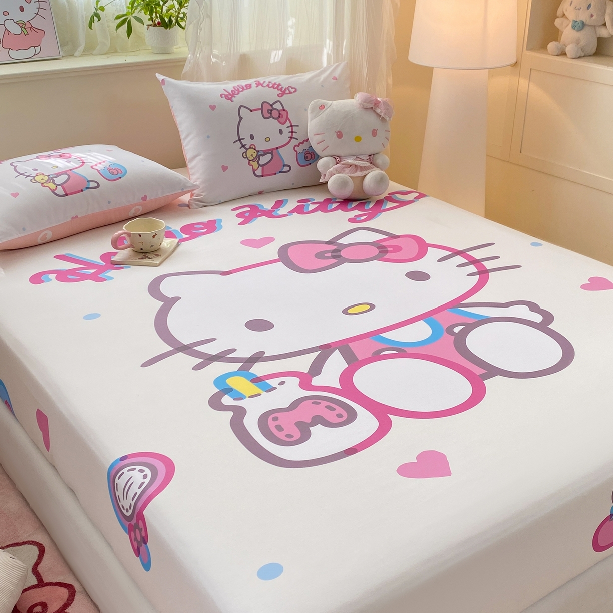 91家纺网 家纺一手货源 找家纺 博雅 2026新款三丽欧大版全棉纯棉单床笠床笠单件 全棉大版-镜子kt