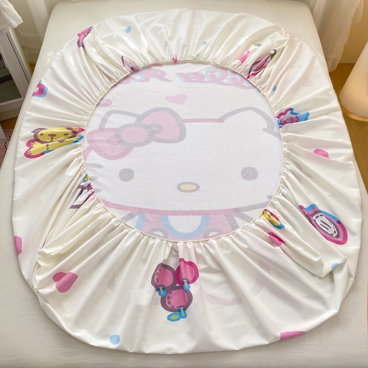 91家纺网 家纺一手货源 找家纺 博雅 2026新款三丽欧大版全棉纯棉单床笠床笠单件 全棉大版-镜子kt