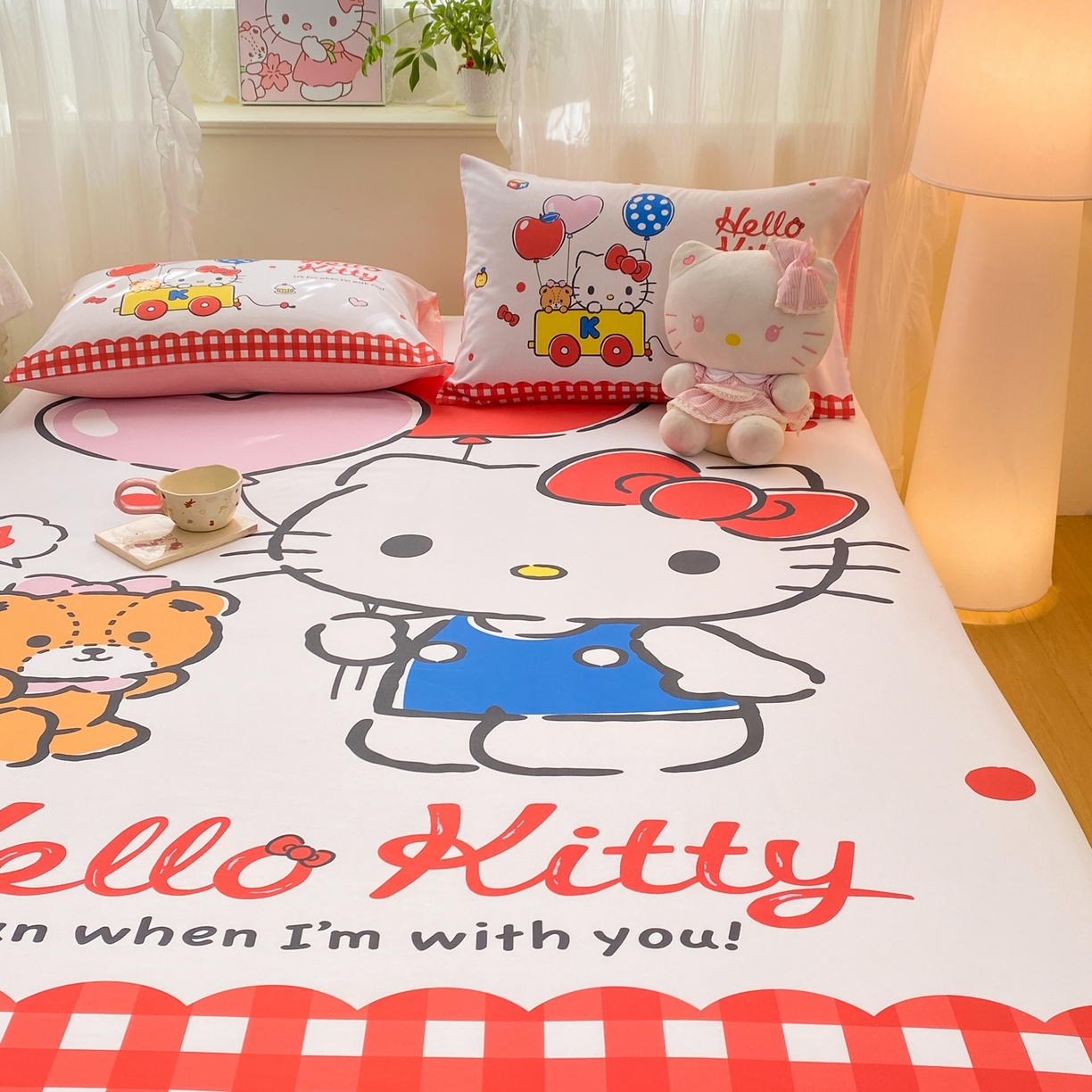 91家纺网 家纺一手货源 找家纺 博雅 2026新款三丽欧大版全棉纯棉单床笠床笠单件 全棉大版-乐园kt