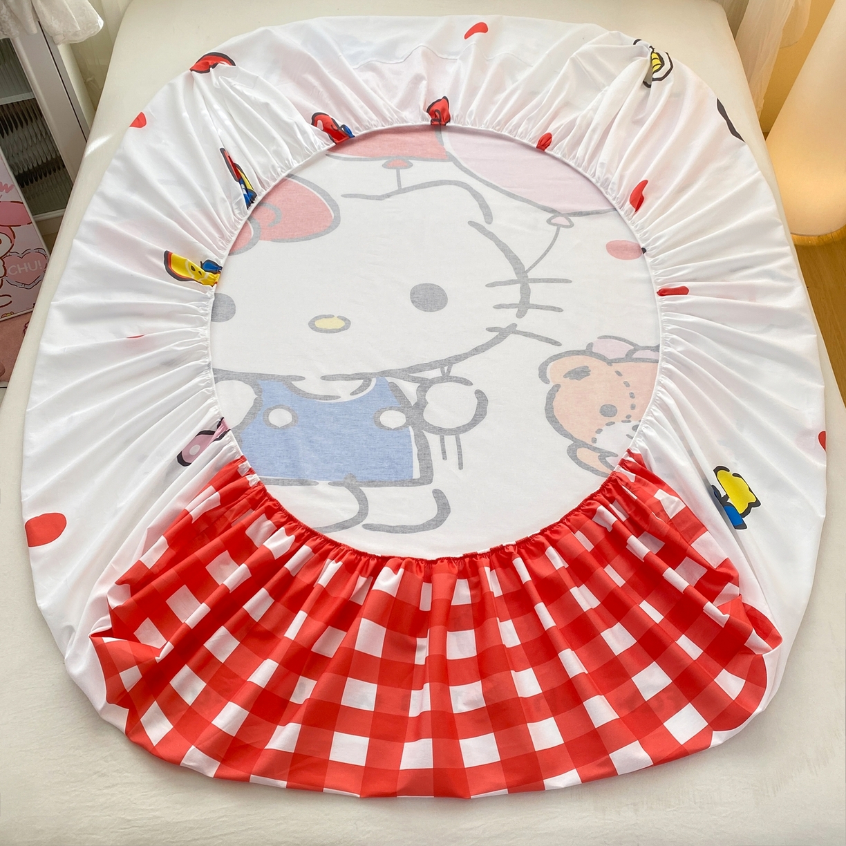 91家纺网 家纺一手货源 找家纺 博雅 2026新款三丽欧大版全棉纯棉单床笠床笠单件 全棉大版-乐园kt