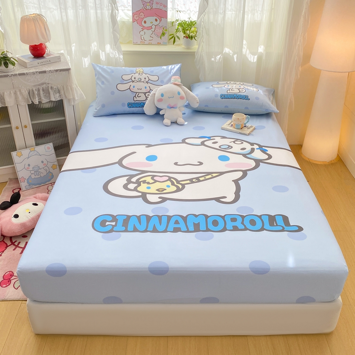 91家纺网 家纺一手货源 找家纺 博雅 2026新款三丽欧大版全棉纯棉单床笠床笠单件 全棉大版-圈圈玉桂狗