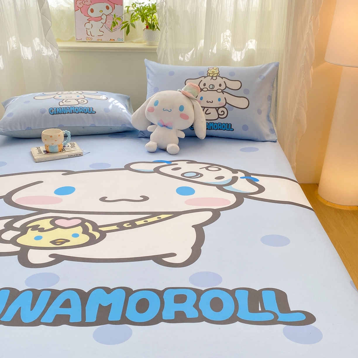 91家纺网 家纺一手货源 找家纺 博雅 2026新款三丽欧大版全棉纯棉单床笠床笠单件 全棉大版-圈圈玉桂狗