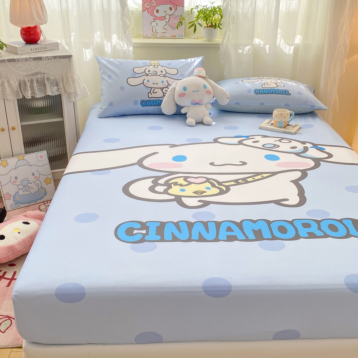 91家纺网 家纺一手货源 找家纺 博雅 2026新款三丽欧大版全棉纯棉单床笠床笠单件 全棉大版-圈圈玉桂狗