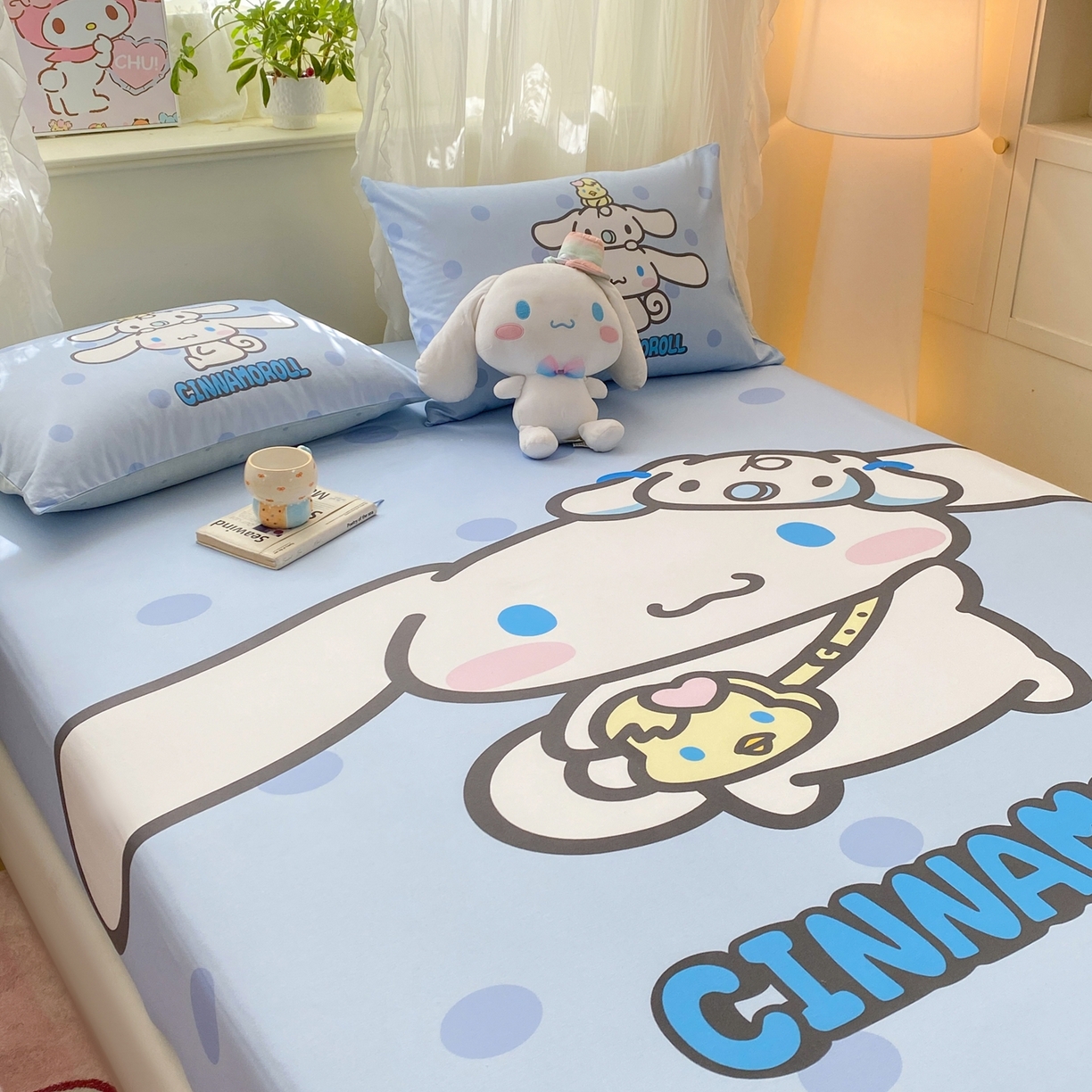 91家纺网 家纺一手货源 找家纺 博雅 2026新款三丽欧大版全棉纯棉单床笠床笠单件 全棉大版-圈圈玉桂狗